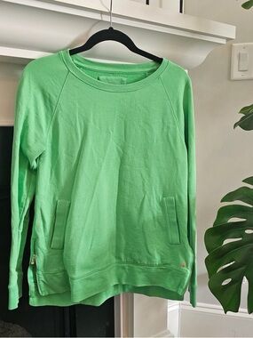 Lilly Pulitzer Beach Comber Green Crewneck Sweatshirt